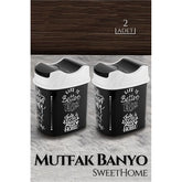 Takaz Global SweetHome Çöp Kovası 2 li SET